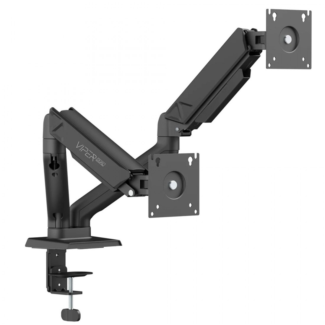 Sades Viper Dual Monitor Arm - Black Sades Viper Dual Monitor Arm - Black